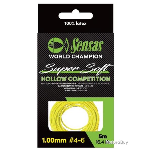 SENSAS LASTIQUE HOLLOW COMPET SUPER SOFT SENSAS 1,00mm