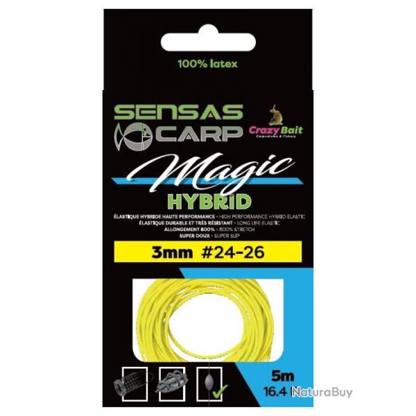 SENSAS LASTIQUE MAGIC HYBRID 5M SENSAS 1,60mm 5m