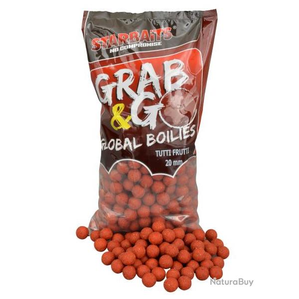 STARBAITS BOUILLETTES GRAB&GO GLOBAL BOILIES TUTTI 20MM STARBAITS 1kg 20mm