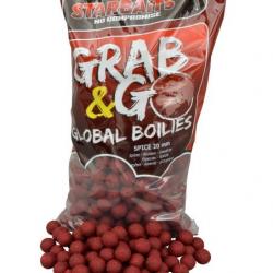 STARBAITS BOUILLETTES GRAB&GO GLOBAL BOILIES SPICE 20MM STARBAITS 2kg500 20mm