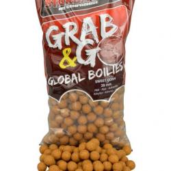STARBAITS BOUILLETTES GRAB&GO GLOBAL BOILIES SWEETCORN 20MM STARBAITS 2kg500 20mm