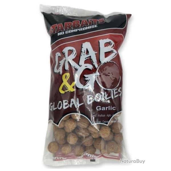 STARBAITS BOUILLETTES GRAB&GO GLOBAL BOILIES GARLIC 20MM STARBAITS 1kg 20mm