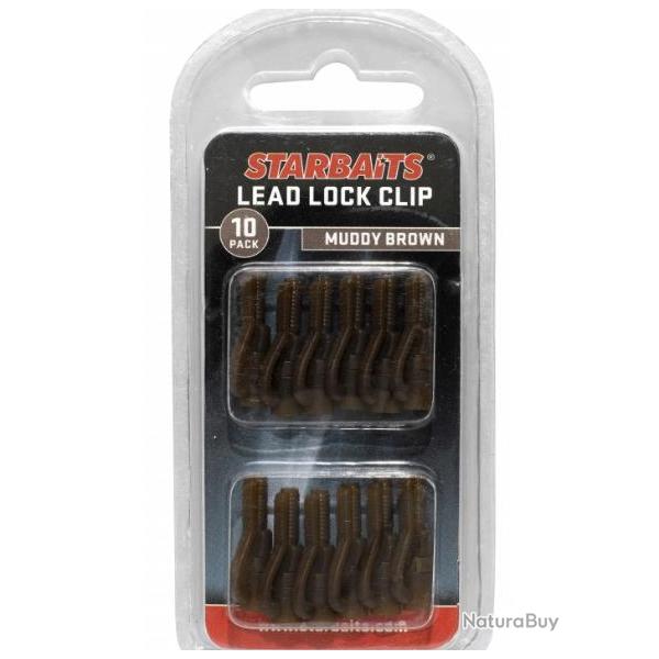 STARBAITS - CLIP PLOMB LEAD LOCK Bruin