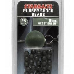 STARBAITS - PERLES CAOUTCHOUC Weed 6,00mm