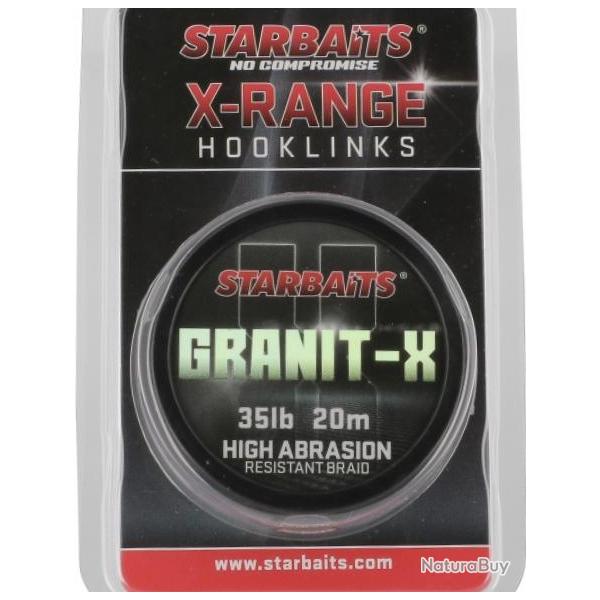 STARBAITS END TACKLE BRAID GRANIT X 20M STARBAITS Bruin 35lb