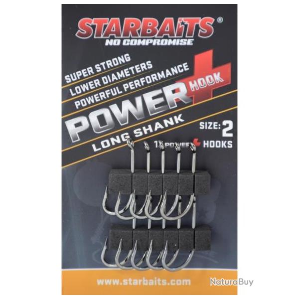 STARBAITS - HAMEON POWER HOOK LONG SHANK 2