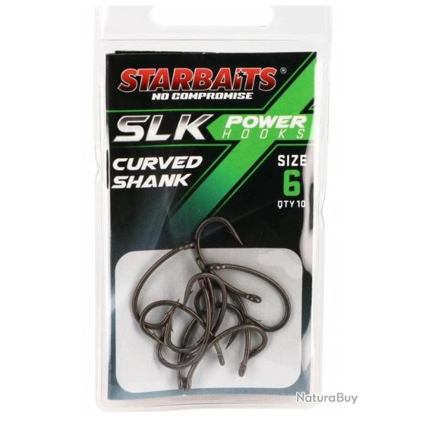 STARBAITS - HAMEON SLK POWER HOOK PTFE COATED CURVED SHANK 6