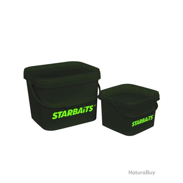 STARBAITS SEAU SQUARE BUCKET 8L STARBAITS