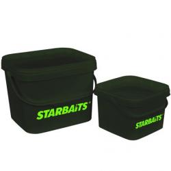 STARBAITS SEAU SQUARE BUCKET 3,50L STARBAITS