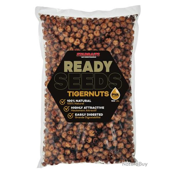 STARBAITS GRAINES READY SEEDS TIGERNUTS SENSAS 1kg