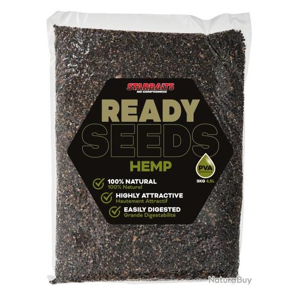 STARBAITS GRAINES READY SEEDS HEMP STARBAITS 1kg