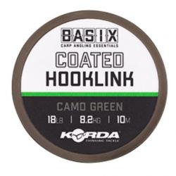 BASIX COATED HOOKLINK CAMO GREEN 10M 18lb 10m