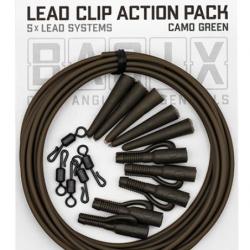 BASIX PACK LEAD CLIP ACTION CAMO GREEN