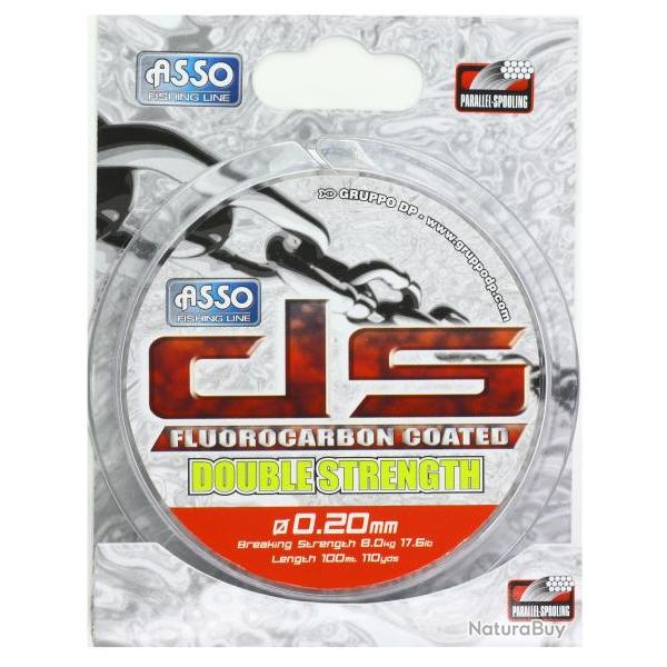 ASSO NYLON DOUBLE STRENGTH 100M ASSO 0,14mm