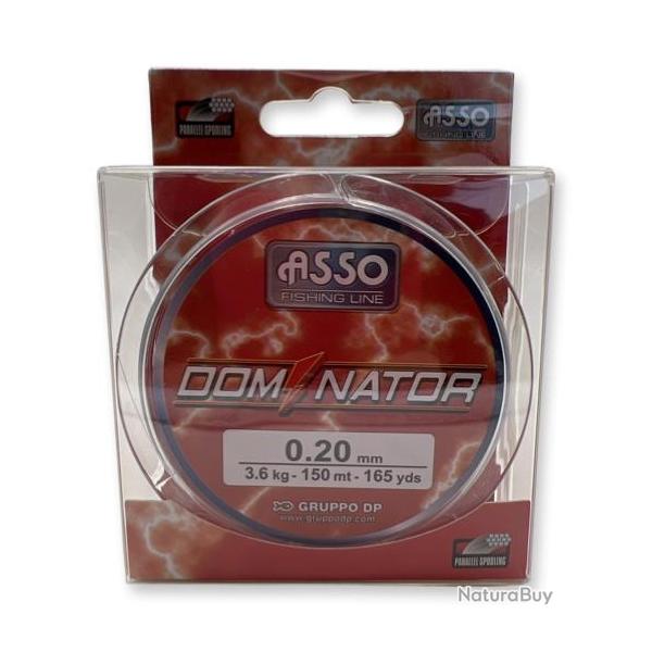 ASSO FIL DE PCHE NYLON DOMINATOR 150M ASSO 0,14mm 150m