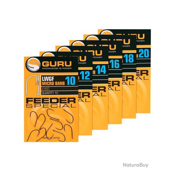 GURU HAMEON LWG FEEDER SPECIAL BARBED/EYED 16