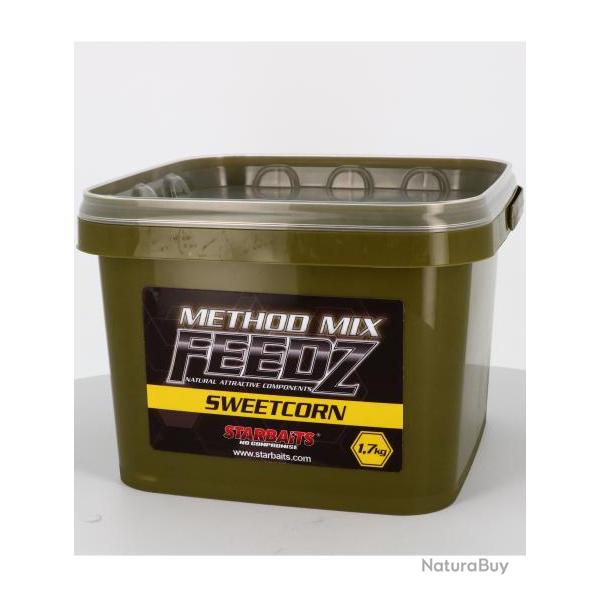 STARBAITS AMORE FEEDZ METHOD SWEET CORN 1KG700 STARBAITS