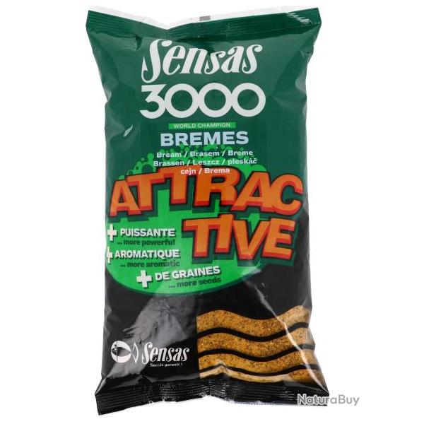 SENSAS AMORCE 3000 ATTRACTIVE BRMES 1KG SENSAS