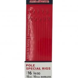 ARCA BAS DE LIGNE POLE SPECIAL RIG F1624 BARBLESS 15CM ARCA 0,22mm 14 6''15cm