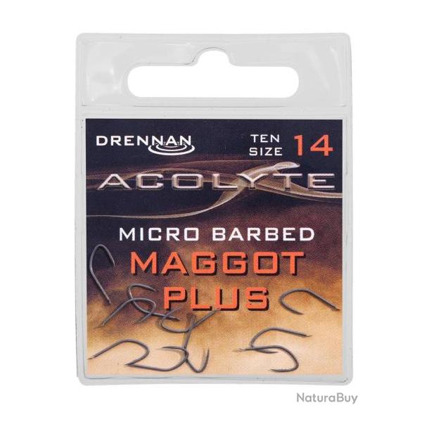 DRENNAN HAMEONS ACOLYTE MAGGOT PLUS MICRO BARBED DRENNAN 14