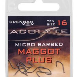 DRENNAN HAMEÇONS ACOLYTE MAGGOT PLUS MICRO BARBED DRENNAN 16