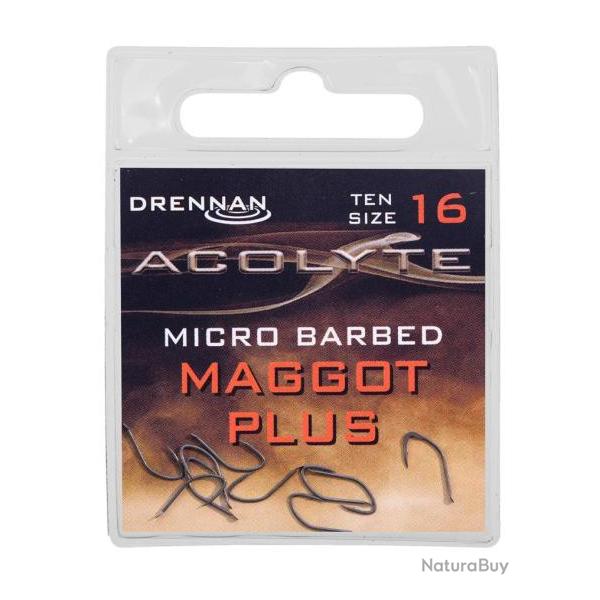 DRENNAN HAMEONS ACOLYTE MAGGOT PLUS MICRO BARBED DRENNAN 16