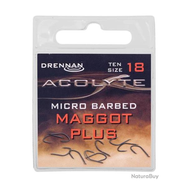 DRENNAN HAMEONS ACOLYTE MAGGOT PLUS MICRO BARBED DRENNAN 18