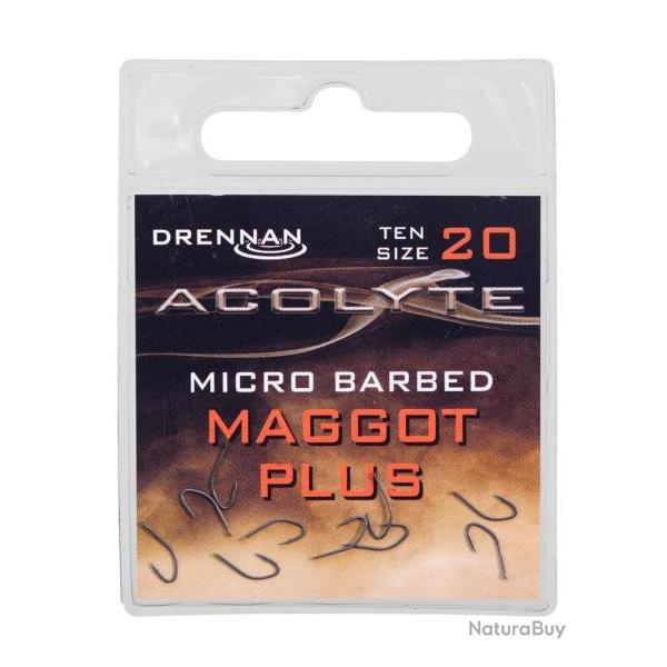 DRENNAN HAMEONS ACOLYTE MAGGOT PLUS MICRO BARBED DRENNAN 20