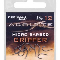 DRENNAN HAMEÇONS ACOLYTE GRIPPER MICRO BARBED 12