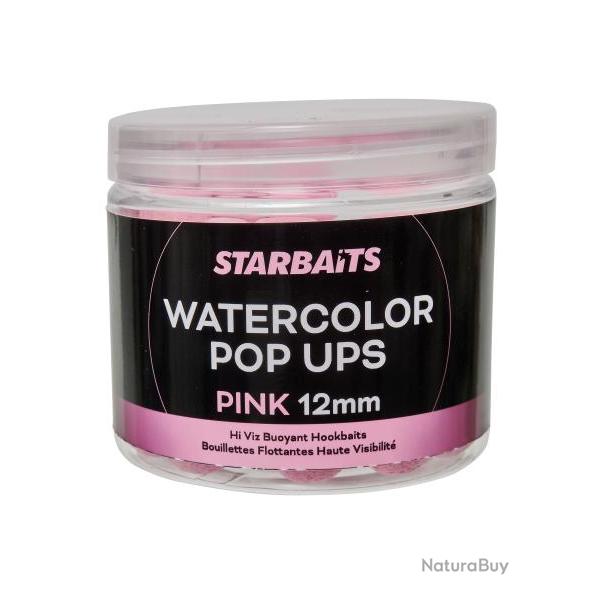 STARBAITS WATERCOLOR POP UPS 70GR Roze 12,00mm