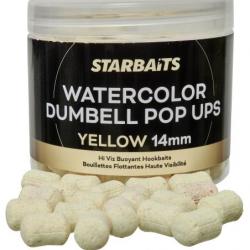 STARBAITS WATERCOLOR DUMBELL POP UPS 70GR Jaune 14 mm