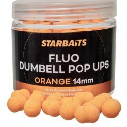STARBAITS FLUO DUMBELL POP UPS Orange 14 mm