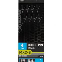 MATRIX BAS DE LIGNE MXC-3 BOILIE PIN RIGS 4"/10CM 0,18mm 14 4''/10cm