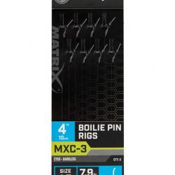MATRIX BAS DE LIGNE MXC-3 BOILIE PIN RIGS 4"/10CM 0,20mm 12 4''/10cm
