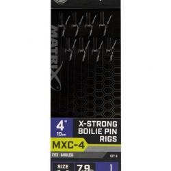 MATRIX BAS DE LIGNE MXC-4 X-STRONG BOILIE PIN RIGS 4"/10CM 0,20mm 14 4''/10cm