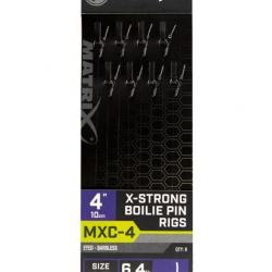 MATRIX BAS DE LIGNE MXC-4 X-STRONG BOILIE PIN RIGS 4"/10CM 0,18mm 16 4''/10cm