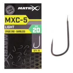 MATRIX HAMEÇON MXC-5 HOOKS LIGHT SPADE END - BARBLESS 16