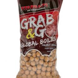 STARBAITS BOUILLETTES GRAB&GO GLOBAL BOILIES HALIBUT 14MM STARBAITS 2kg500 14mm