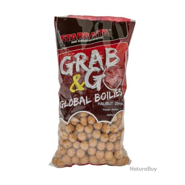 STARBAITS BOUILLETTES GRAB&GO GLOBAL BOILIES HALIBUT 14MM STARBAITS 2kg500 14mm