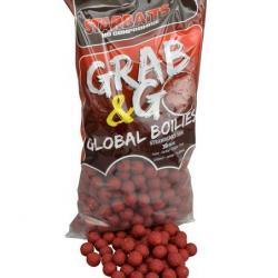 STARBAITS BOUILLETTES GRAB&GO GLOBAL BOILIES STRAWBERRY JAM 14MM STARBAITS 2kg500 14mm