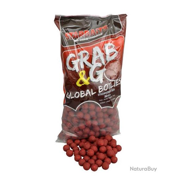 STARBAITS BOUILLETTES GRAB&GO GLOBAL BOILIES STRAWBERRY JAM 14MM STARBAITS 2kg500 14mm