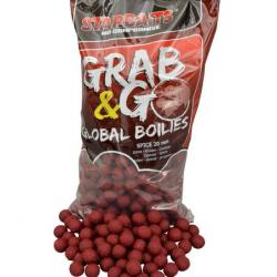 STARBAITS BOUILLETTES GRAB&GO GLOBAL BOILIES SPICE 14MM STARBAITS 1kg 14mm