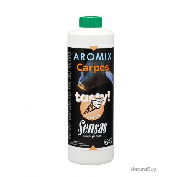 SENSAS LIQUIDE AROMIX CARP TASTY SCOPEX 500ML SENSAS
