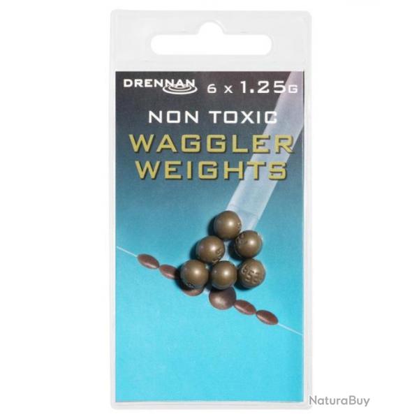 DRENNAN PLOMBS WAGGLER WEIGHT - NON TOXIQUES DRENNAN 1.25 gr
