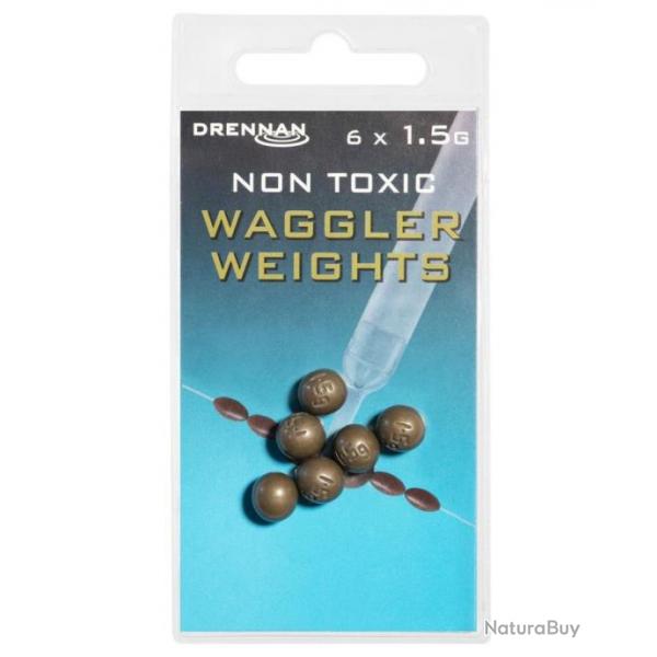 DRENNAN PLOMBS WAGGLER WEIGHT - NON TOXIQUES DRENNAN 1.50 gr