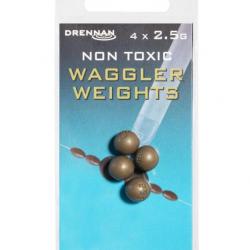 DRENNAN PLOMBS WAGGLER WEIGHT - NON TOXIQUES DRENNAN 2.50 gr