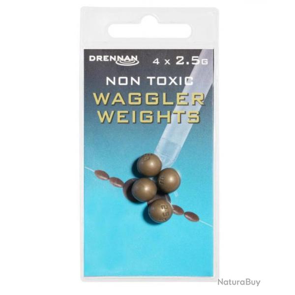 DRENNAN PLOMBS WAGGLER WEIGHT - NON TOXIQUES DRENNAN 2.50 gr