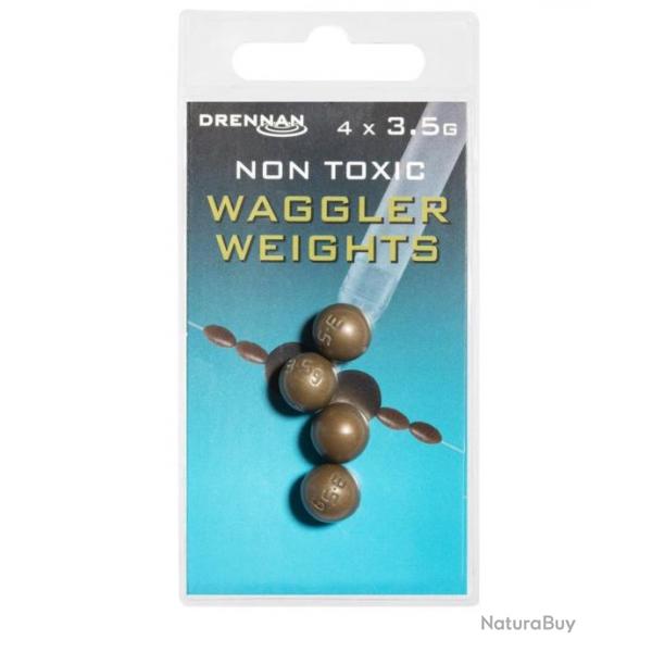 DRENNAN PLOMBS WAGGLER WEIGHT - NON TOXIQUES DRENNAN 3.50 gr