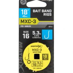 MATRIX BAS DE LIGNE MXC-3 BAIT BANDS 18"/45CM MATRIX 0,16mm 16 18"/45cm