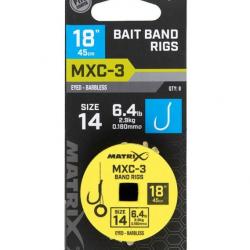 MATRIX BAS DE LIGNE MXC-3 BAIT BANDS 18"/45CM MATRIX 0,18mm 14 18"/45cm